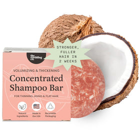 The Earthling Co. front packaging showing eco-friendly shampoo bar benefiting waste reduction