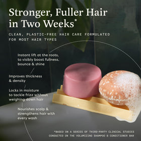 The Earthling Co. shampoo bar close-up texture showing creamy lather benefit