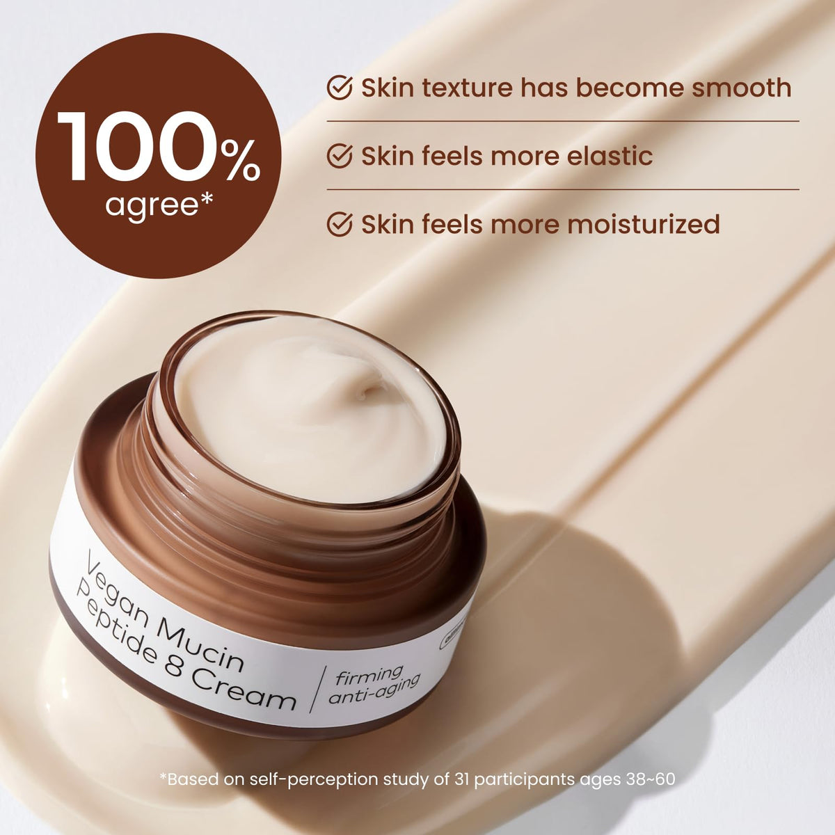 The Face Shop jar staged on bathroom shelf conveying daily skincare routine ease