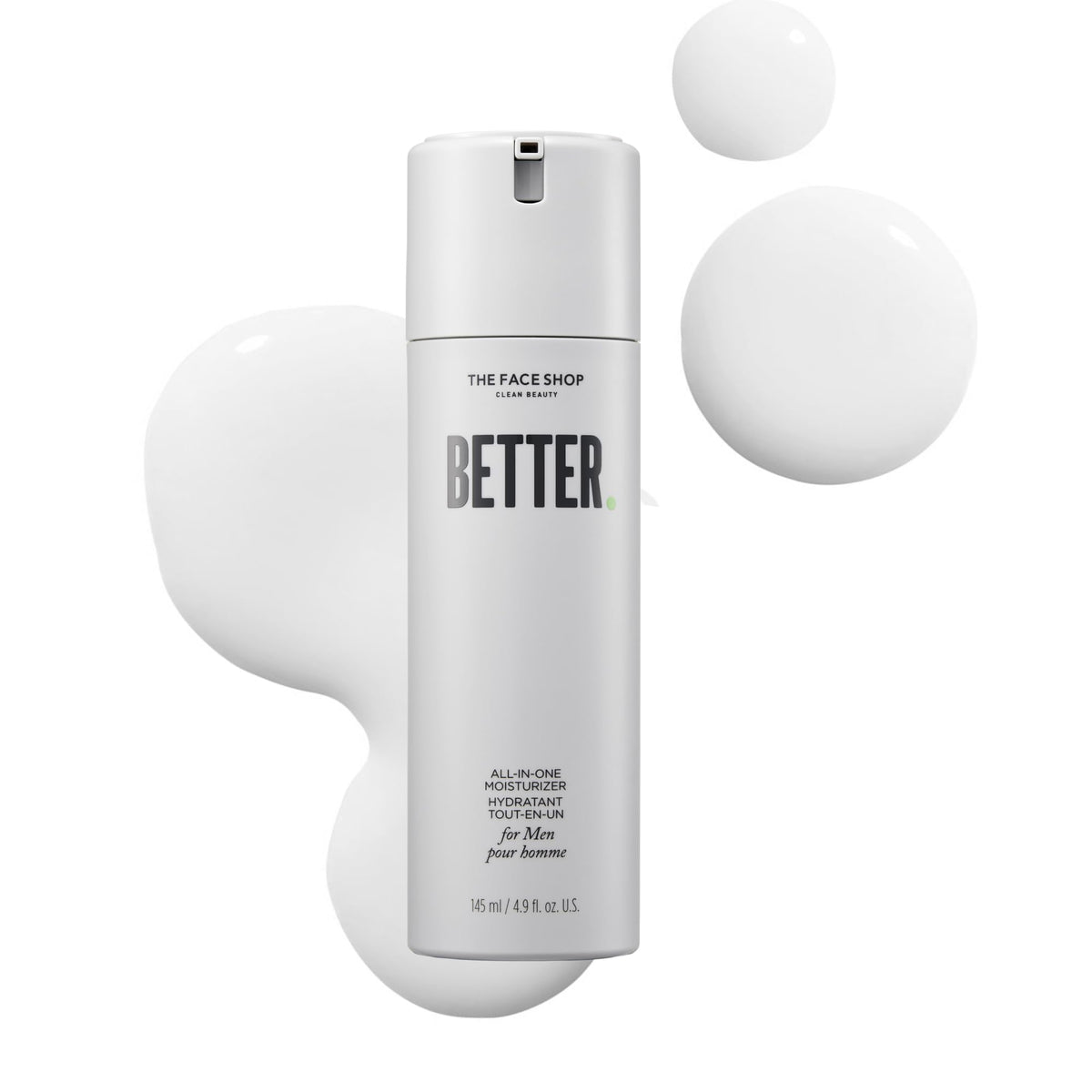 The Face Shop bottle front view showing label and lightweight formula benefit