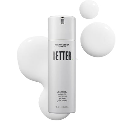 The Face Shop bottle front view showing label and lightweight formula benefit