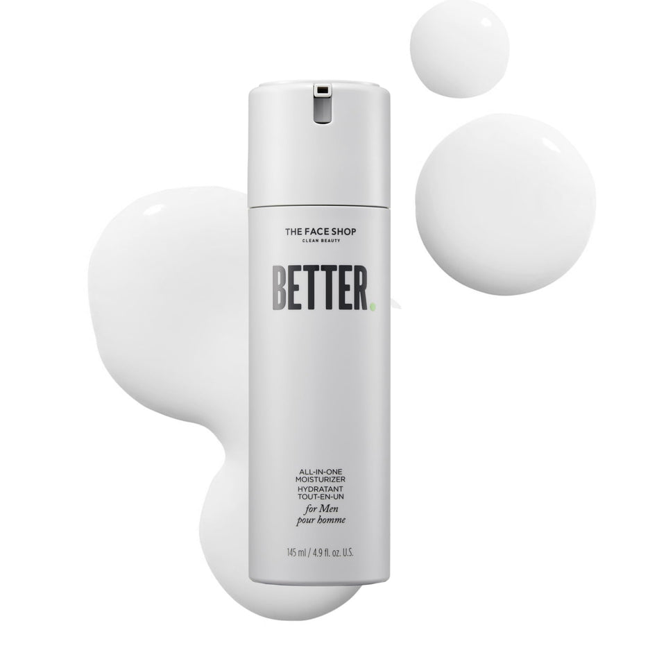 The Face Shop bottle front view showing label and lightweight formula benefit