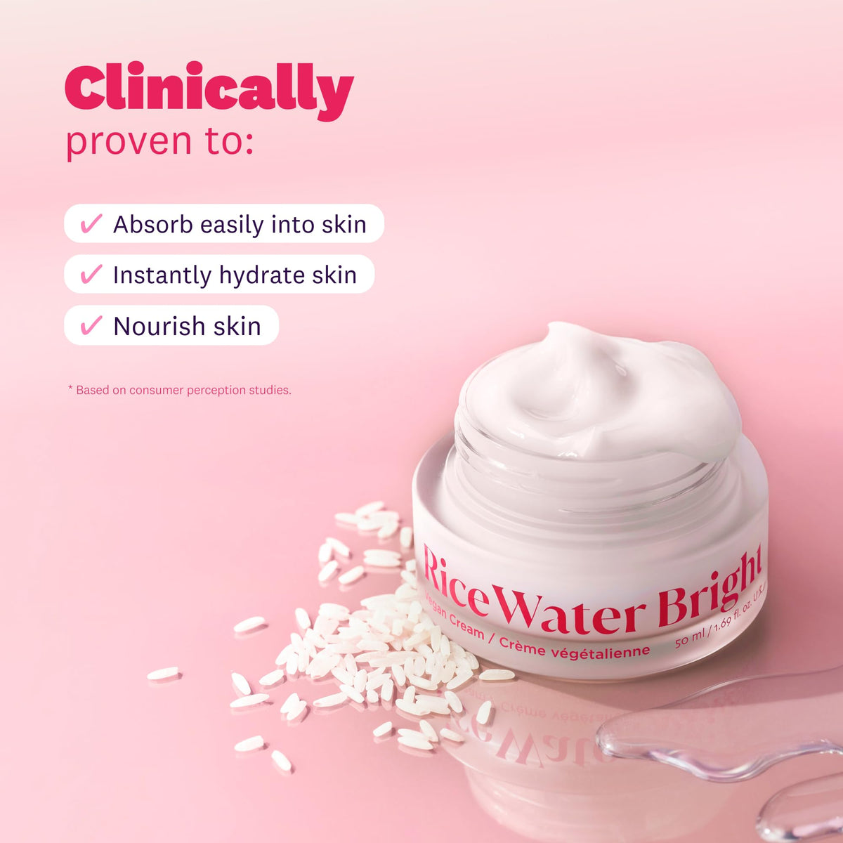 Open jar of The Face Shop cream displaying its creamy formula and easy spreadability