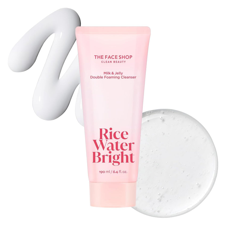 THE FACE SHOP front packaging showing the dual-cleanse tube for quick removal