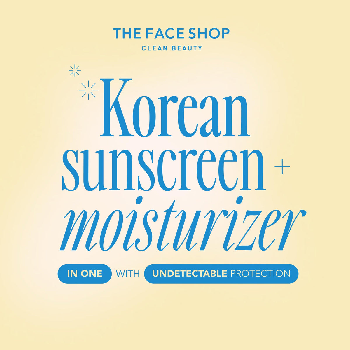 The Face Shop Hydro Sun Barrier dabbed on hand showing quick absorption benefit