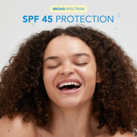 The Face Shop Hydro Sun Barrier open cap revealing lightweight gel-cream texture