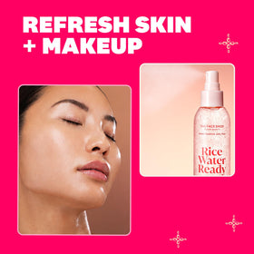 The Face Shop ingredients label showing rice active complex benefits