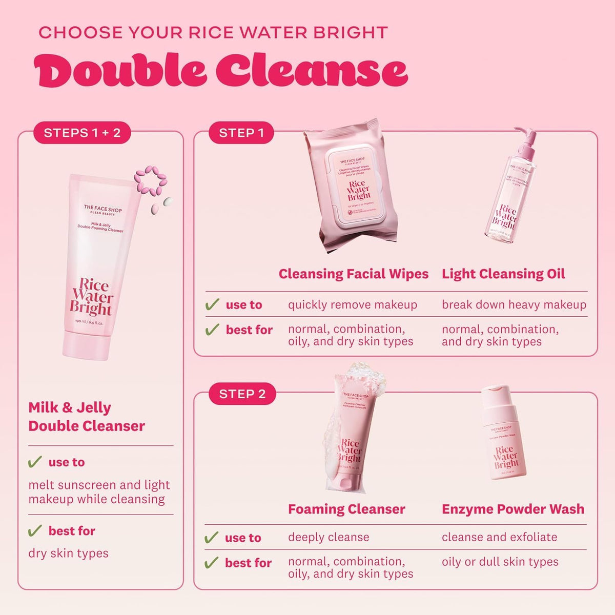 THE FACE SHOP lifestyle on bathroom shelf conveying daily skincare ritual