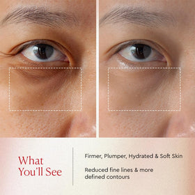 Cream applied on hand with The Face Shop demonstrating easy absorption and smoothing