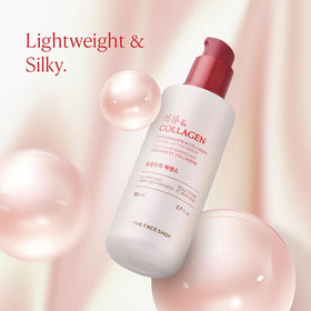 The Face Shop bottle beside moisturizer illustrating layering in a routine