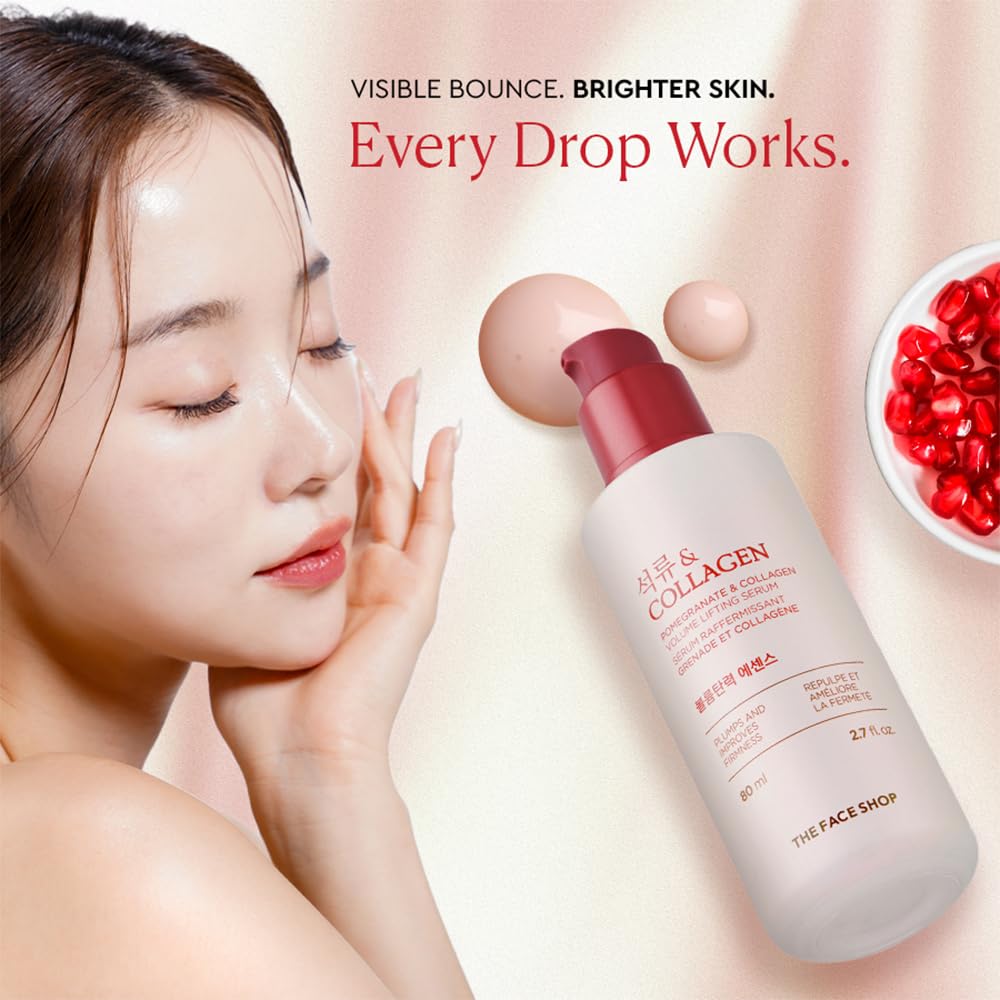 The Face Shop pomegranate close-up highlighting antioxidant-rich ingredient benefit