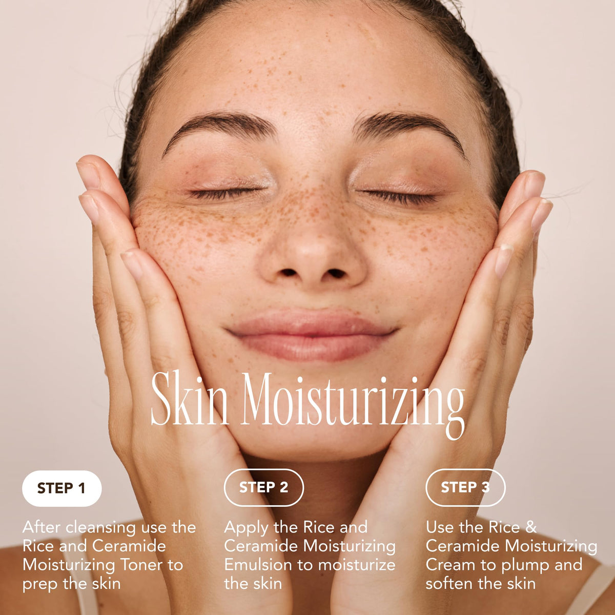The Face Shop set staged on bathroom shelf for daily routine