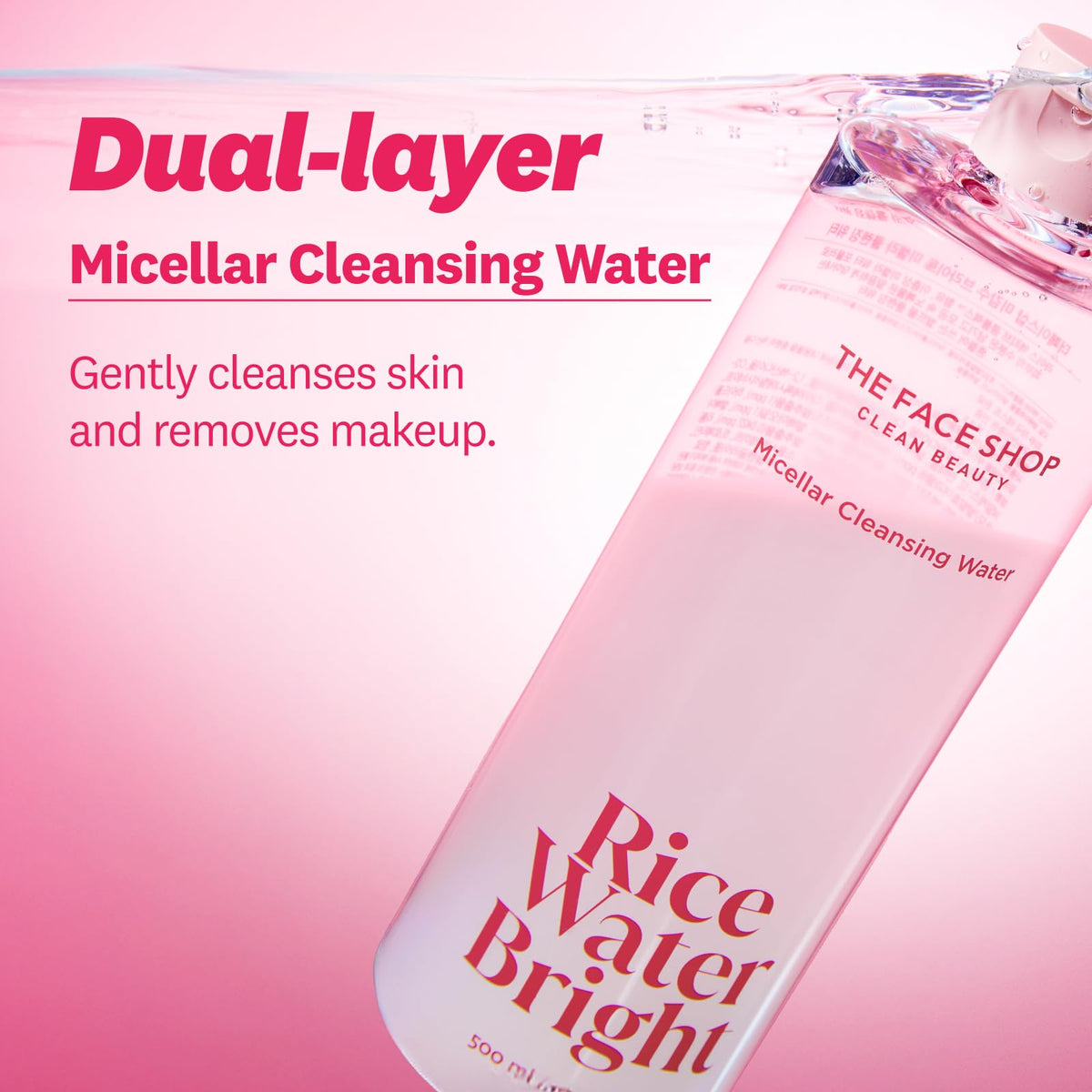 The Face Shop back label close-up listing ingredients and usage directions for shopper confidence