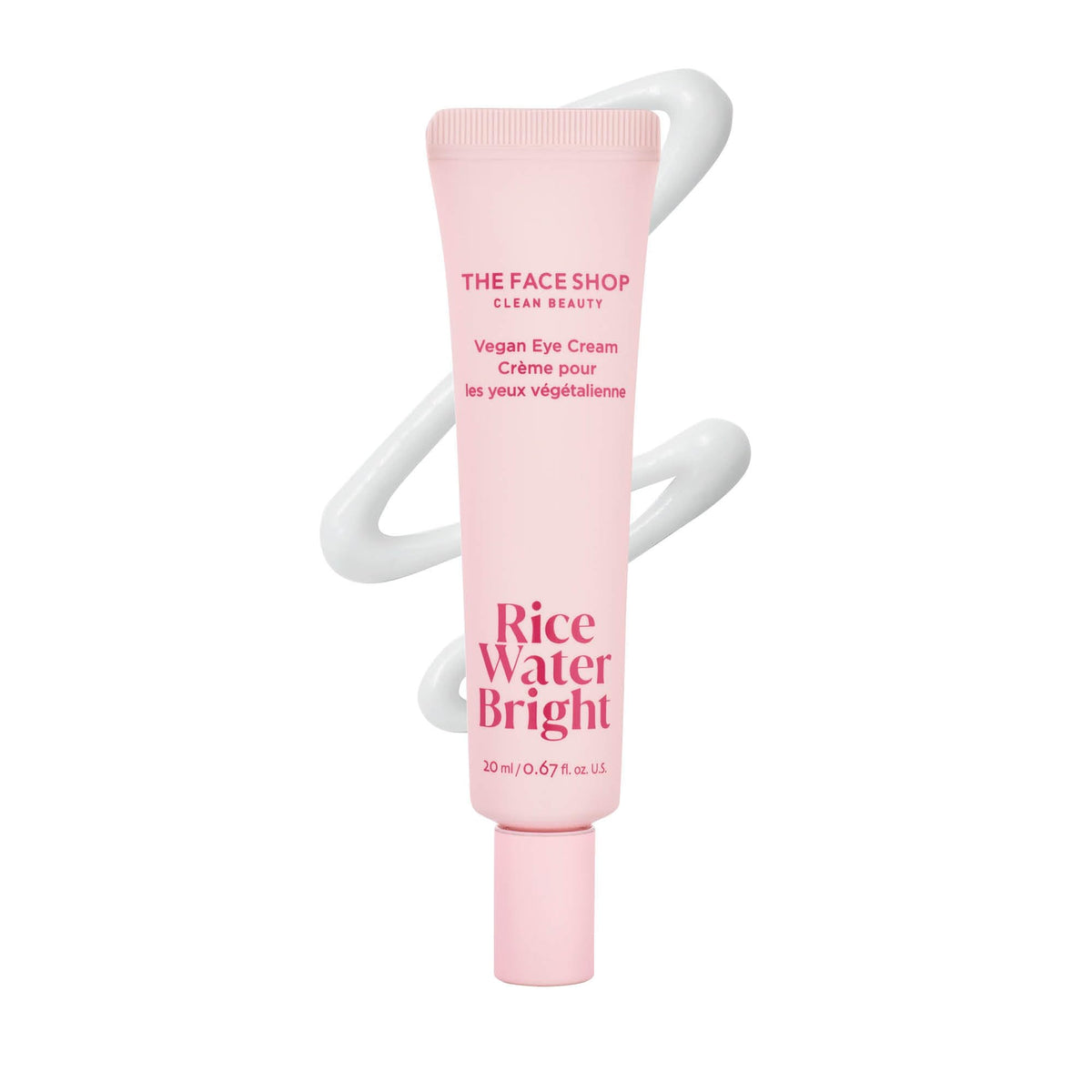 The Face Shop front jar shot showing clean packaging and brightening promise