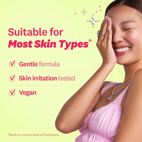 The Face Shop bottle on bathroom counter suggesting everyday skincare routine convenience