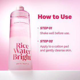 The Face Shop bottle held in hand to show 16.9 fl oz scale for size reference
