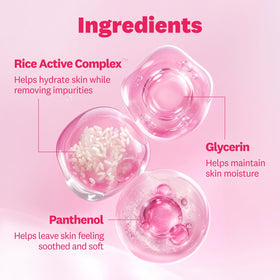 The Face Shop close-up droplet of clear texture showing gentle, hydrating formula