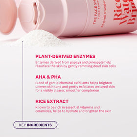 Travel bag layout with product showing The Face Shop leak-proof lightweight benefit