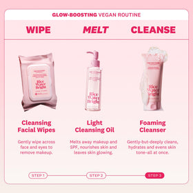 the face shop in-bathroom lifestyle showing daily cleansing routine benefits