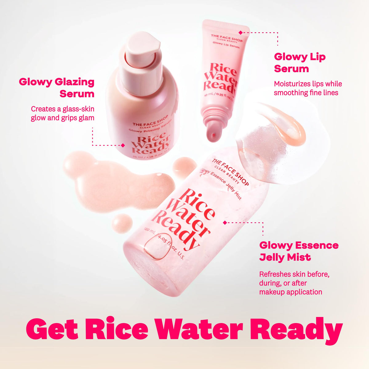THE FACE SHOP product styled on a bathroom vanity suggesting daily routine