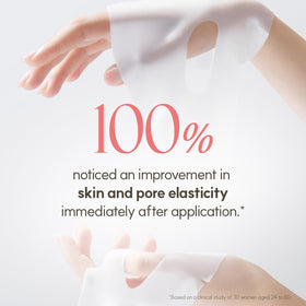 THE FACE SHOP mask next to a ruler showing single-use size and coverage benefit