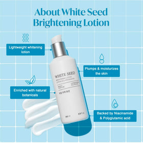 The Face Shop lotion texture on hand showing lightweight absorbent finish