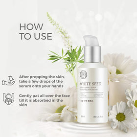 The Face Shop bottle in palm for scale showing compact 1.69 fl oz travel-friendly size