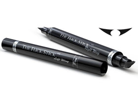 The Flick Stick front packaging showing triple midnight black pens and benefits