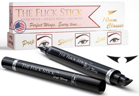 The Flick Stick front packaging showing product and benefits