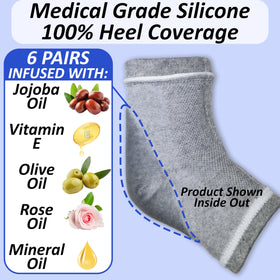 The Foot Medic toeless socks worn during treatment for breathable comfort