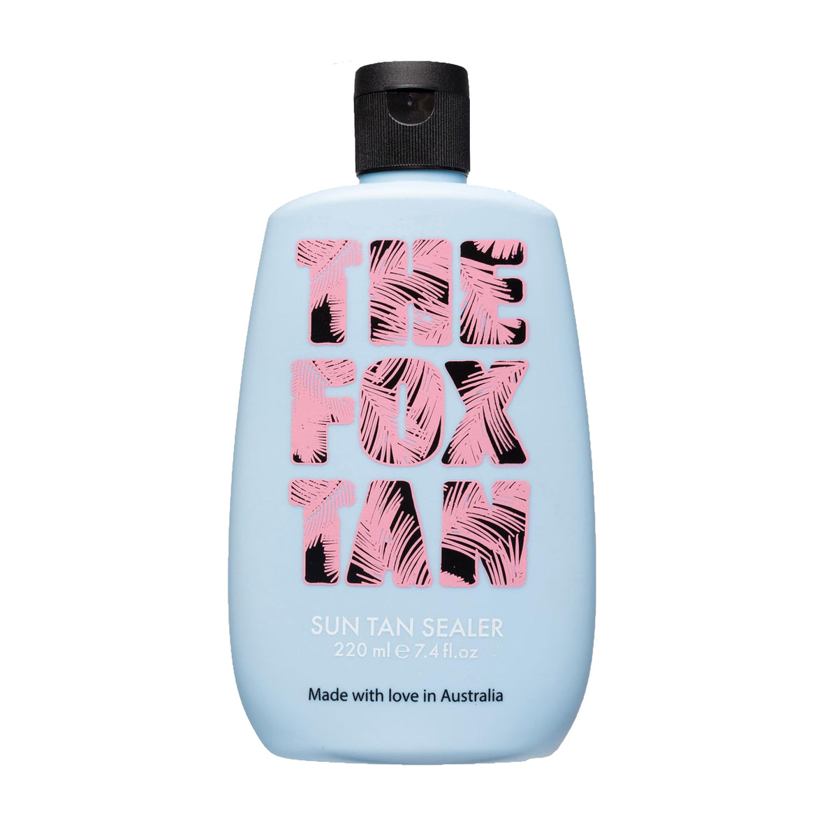 THE FOX TAN front packaging showing bottle and label, showcases brand and easy use