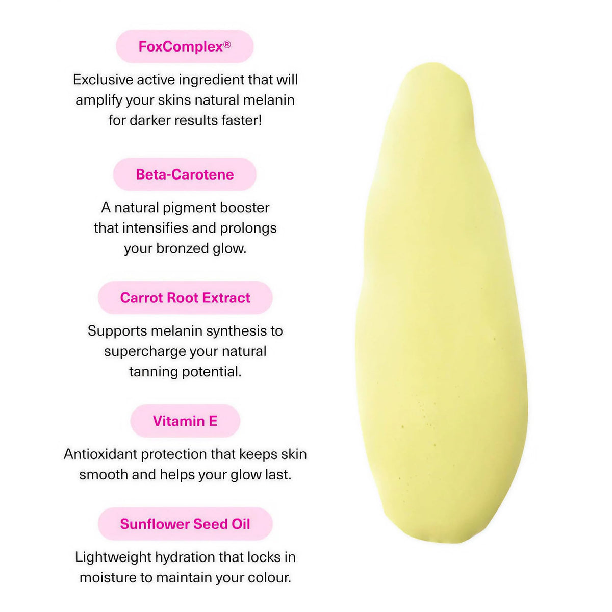 The Fox Tan mist spray action dispersing fine droplets, demonstrates easy application