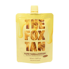 THE FOX TAN front packaging showing bottle and label, clear product identity and benefits