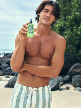 THE FOX TAN texture on skin close-up showing fast absorption and lightweight feel