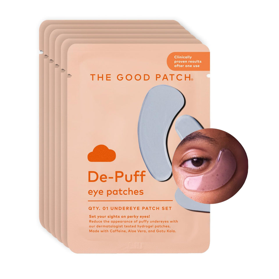 The Good Patch front packaging showing six pairs and travel-ready convenience