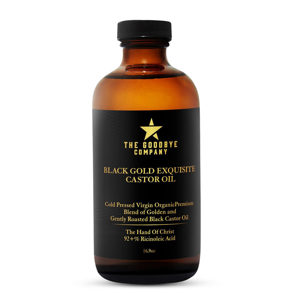 The Goodbye Company front bottle view showing label and premium size benefit