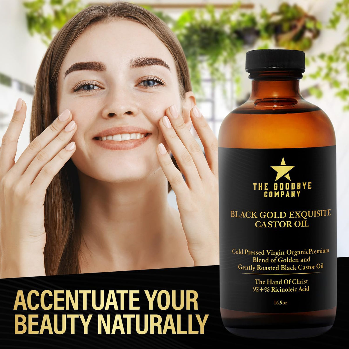 The Goodbye Company oil texture close-up highlighting rich thickness and moisture