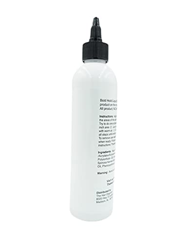 The Hair Diagram applying gel to hairline for secure, temporary hold