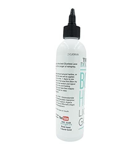 The Hair Diagram lace wig edge secured with gel demonstrating neat finish