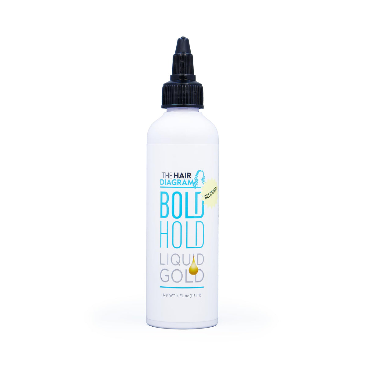 The Hair Diagram gel texture close-up demonstrating smooth, water-based consistency for easy styling