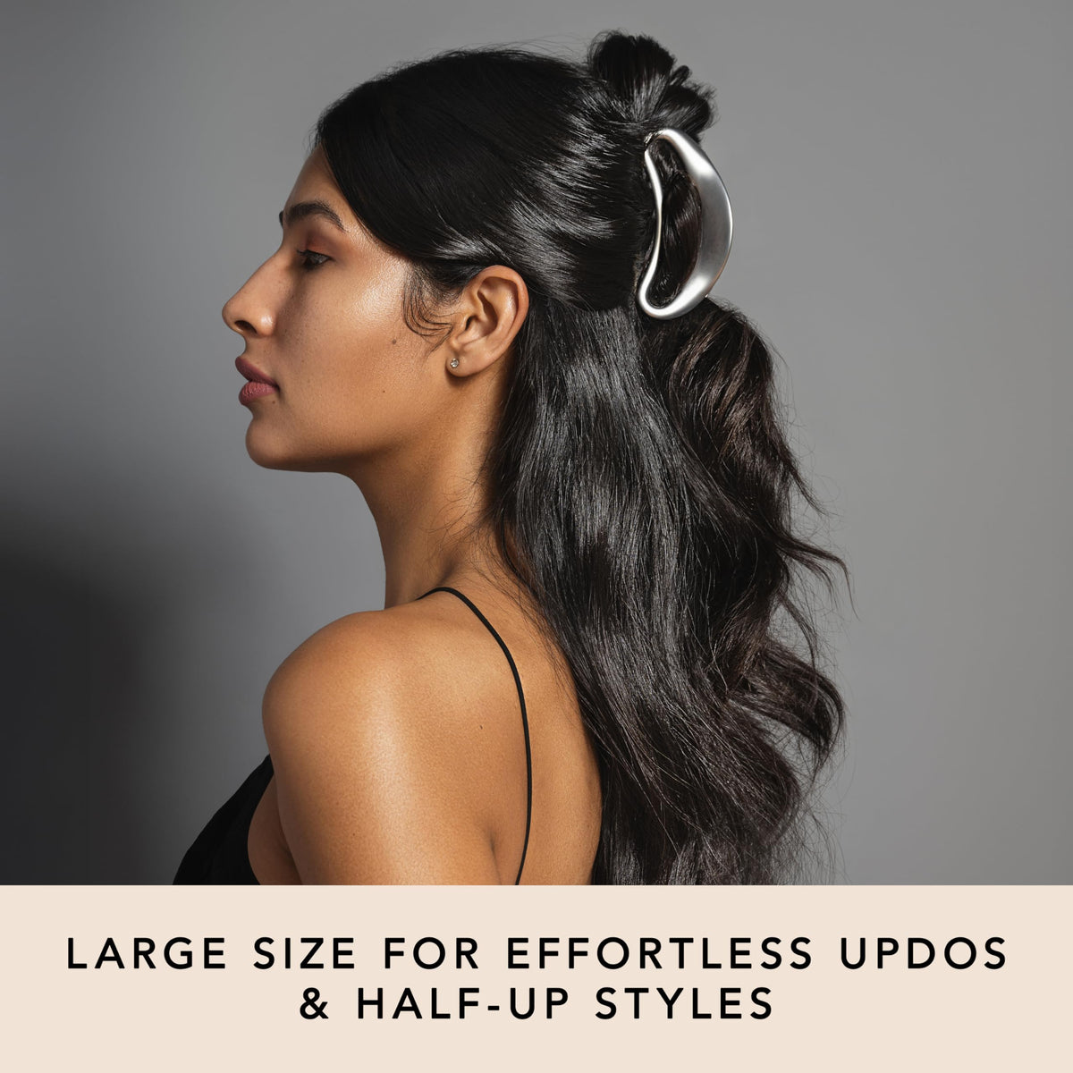The Hair Edit close-up of metal teeth showing strong grip and secure hold benefit