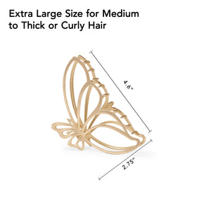 The Hair Edit clip held in hand shows actual size for scale and placement benefit