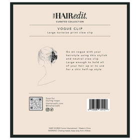 The Hair Edit scale next to hand illustrating large size and capacity