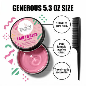 The Hairport gel texture close-up showing smooth clear gel and easy spread