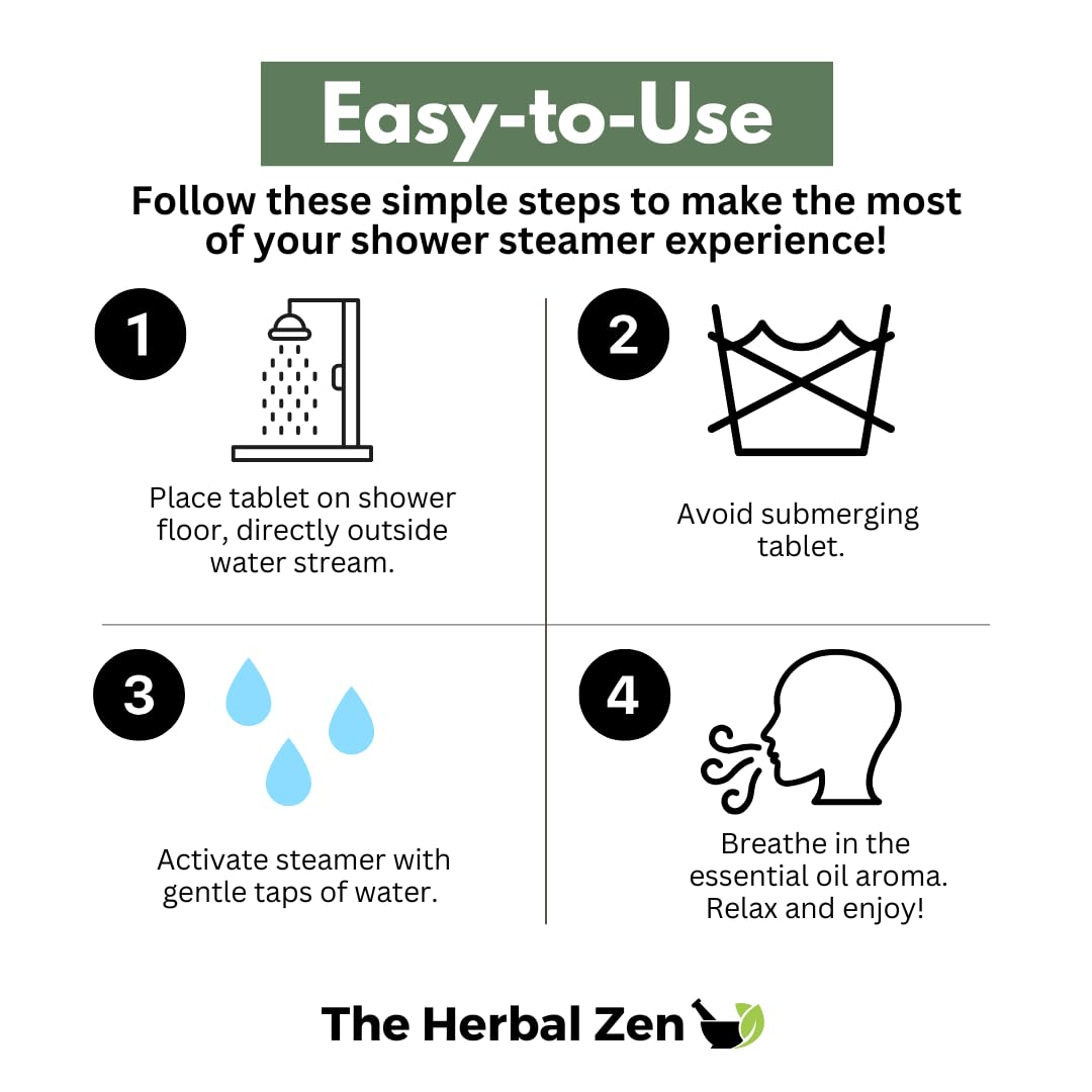 The Herbal Zen essential oil bottles beside tablets emphasizing natural ingredients