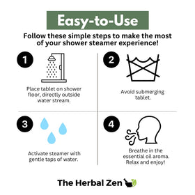 The Herbal Zen essential oil bottles beside tablets emphasizing natural ingredients