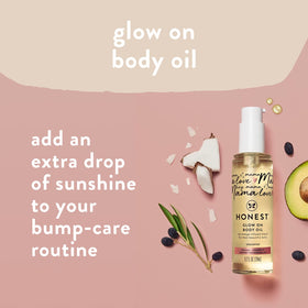 The Honest Company Rock the Bump Body Butter open jar showing rich creamy texture