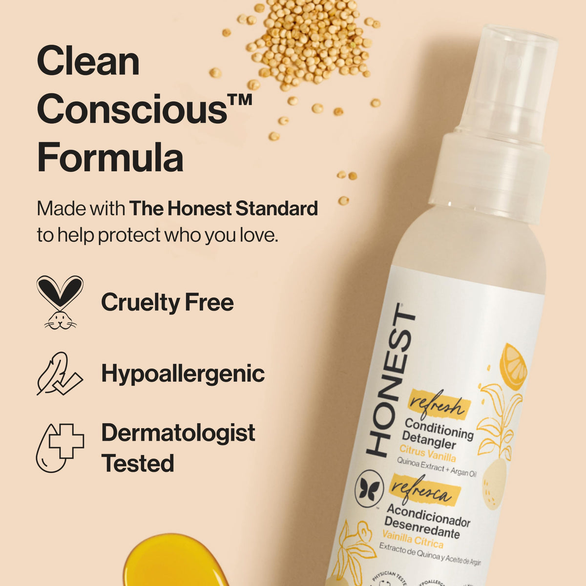 The Honest Company three bottles lined up conveying convenient multipack value