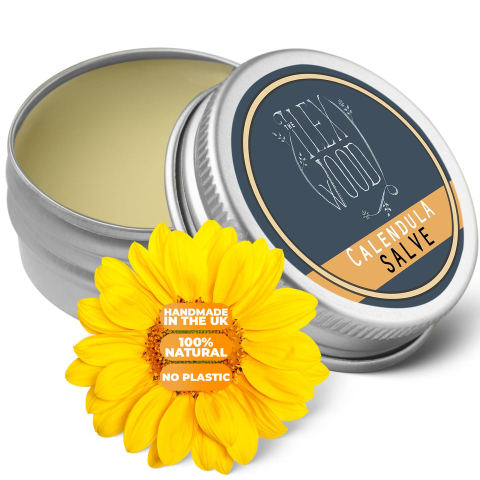 The Ilex Wood front tin packaging showing product and label benefit