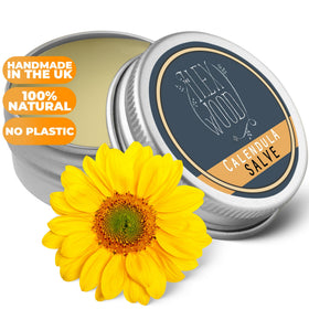 The Ilex Wood tin beside a coin showing product size and travel convenience